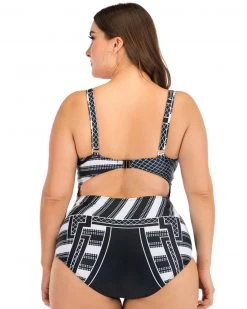 海澜 Classic Printed One-piece Swimsuit New In 9 海澜 Classic Printed One-piece Swimsuit New In