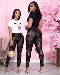 姗妮 SNAKE SCALE PANTS Sale