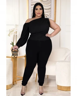 艾丝琳 Sale One Sleeve Top