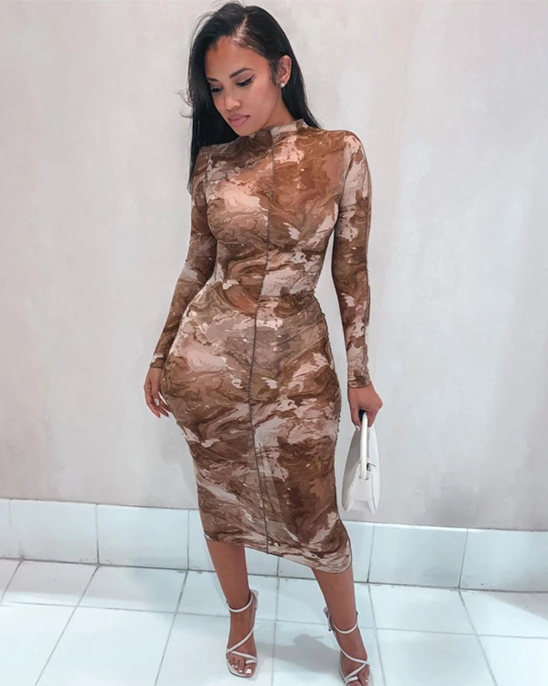 莱锦丝 New In Brown Series Dress 1 莱锦丝 New In Brown Series Dress