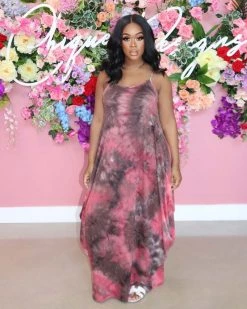 可窈 The “All Day” Tye-Dye Maxi Dress