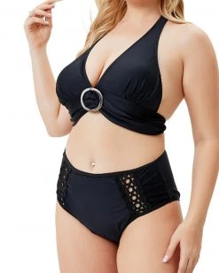 凯乐 New In Split Swimsuit Full Of Details