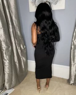 Divanewlook New In Zip It Up Midi Dress