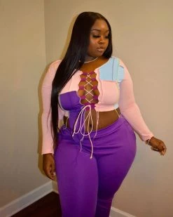 Divanewlook Groovy Kind Of Girl Pant Set