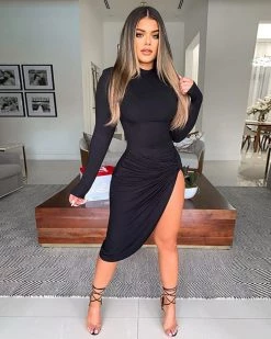 Divanewlook Rick Midi Dress New In