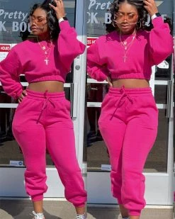 爱丽斯 Carson Cropped Jogger Set New In