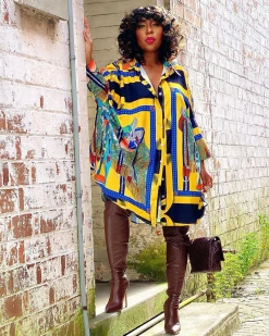 露拉 MICHELLE BILLOWY OVERSIZED SHIRT DRESS New In