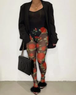 顺晟 New In Wildflower Pants