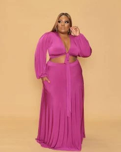 辉煌 Lashun Maxi Skirt Set Sale