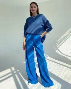 Divanewlook SOLID COLOR DROOPING PANTS New In