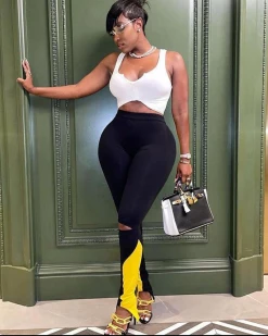 欧丝单 The Knee To Breathe Pant New In