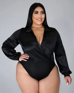 胖妹儿 SATIN BODYSUIT SKIRT SET Sale