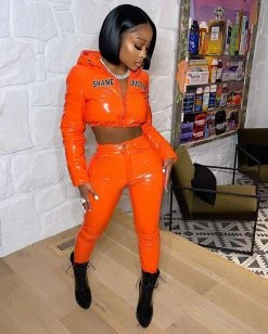 立安 Wet Paint Puffer Jacket New In