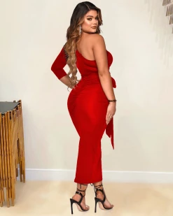 欧丝单 New In She A Baddie Bandage Dress