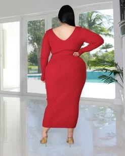 冰梦 ELEGANT KNITTED DRESS New In