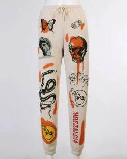 梦露 Skull Joggers New In