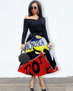 兰诗蒂 Yours Pleated Skirt