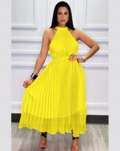 艾丝琳 Just Like That Pleated Dress New In