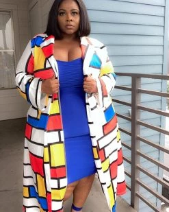 大迈欧美菲 New In Street Print Outerwear