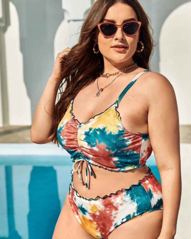 Divanewlook New In Plus Size Two Piece SWIMSUIT 2 Divanewlook New In Plus Size Two Piece SWIMSUIT