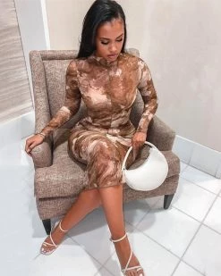 莱锦丝 New In Brown Series Dress 4 莱锦丝 New In Brown Series Dress