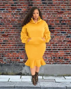 冰梦 Sale LOVING ME HOODIE DRESS