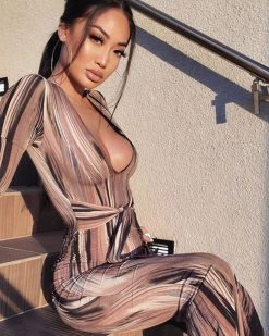 Divanewlook Sexy V-neck Dress