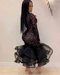 墨雅纺 Wish And Desire Lace Midi Dress Sale