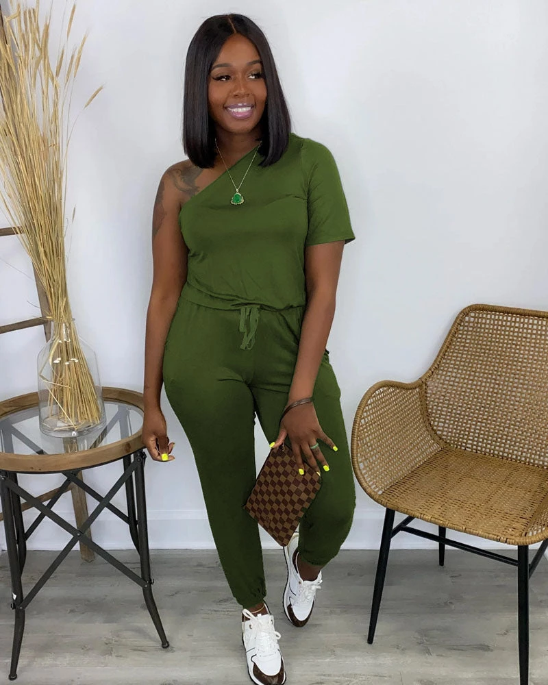 艾玫丽 Daisy One Shoulder Jumpsuit 1 艾玫丽 Daisy One Shoulder Jumpsuit