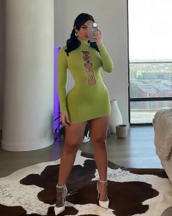 Divanewlook CALL MY NAME MINI DRESS