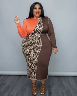 诺拉,新鸿鑫 Brown Tricia Multi Print Midi Dress Sale