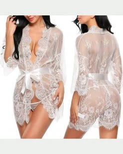 映山红 Lace Teddy Cover Up New In