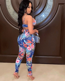 欧丝单 TROPICAL QUEEN FLORAL SET New In