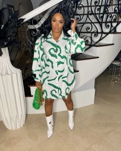 米莱 Call It Out Shirt Dress