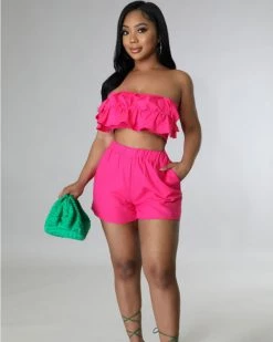 新鸿鑫 Relaxing Days Linen Short Set New In