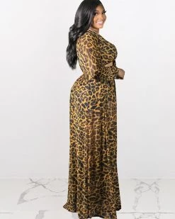 Divanewlook New In Salim Leopard Skirt Set