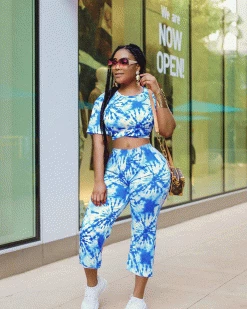 琪亚娜 TIE DYE 2 PIECE SET