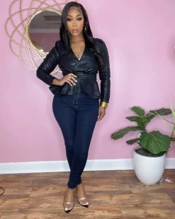 Divanewlook Coco LEATHER TOP New In