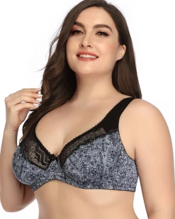 Divanewlook New In Comfort Breathable Under Wire Bra