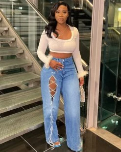 薇因 Garden Kisses DENIM JEANS