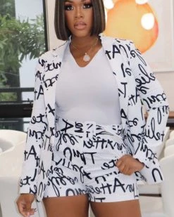 优思 The “Written All Over You” Navy Set