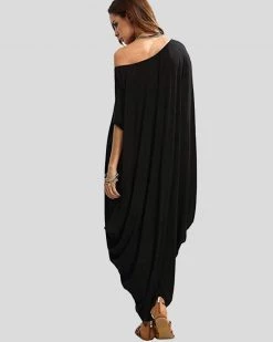 倾薇雨 Batwing Maxi Dress New In
