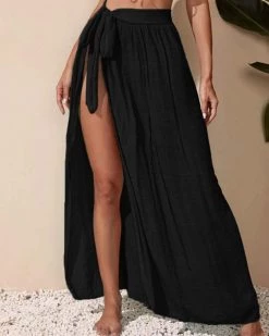 朵芙莱 New In Knot Waist Cover Up Skirt