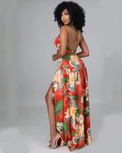 新鸿鑫 New In Bring Me Mimosas Maxi Dress