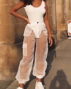 秀儿 New In MY MESH PANTS