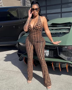 COKU My Grid World Jumpsuits New In