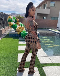 COKU My Grid World Jumpsuits New In