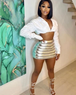 娜扎达 Filled With Cotton Skirt