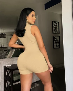 尼克 New In Ribbed Rompers