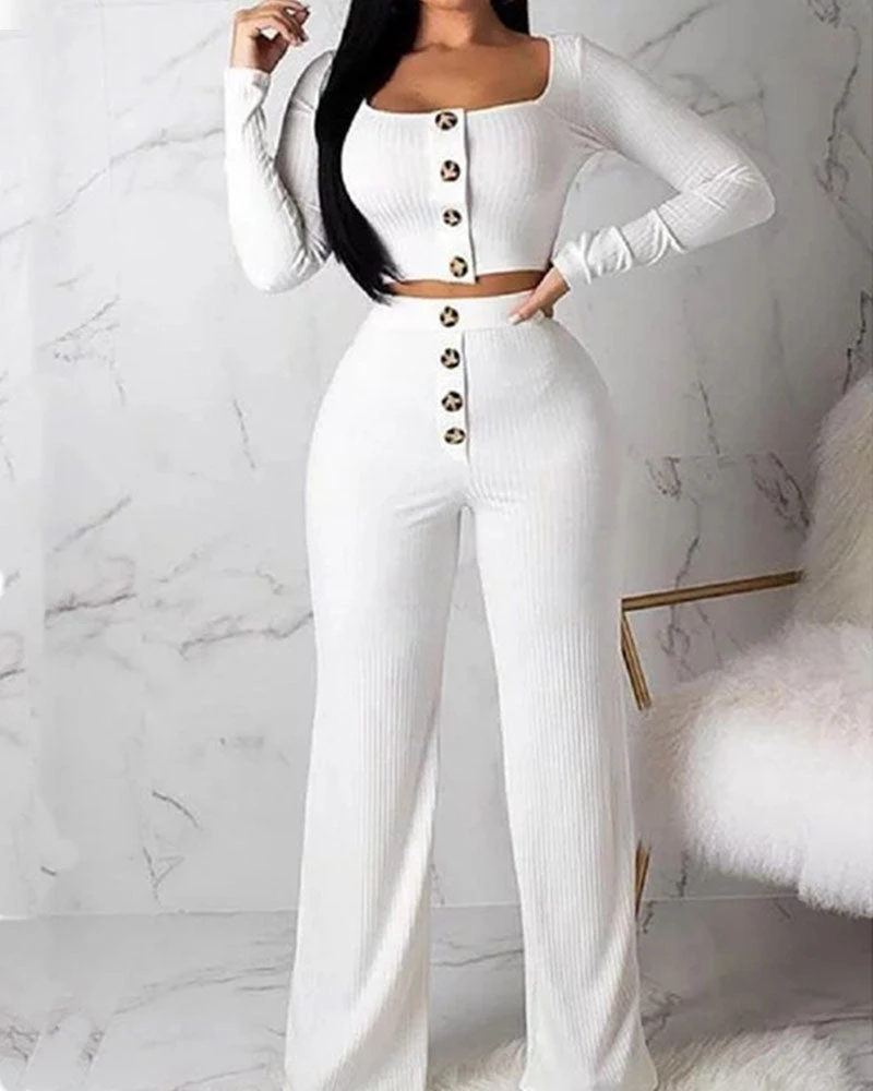 Divanewlook New In SOLID PIT STRIP PANTS SET 1 Divanewlook New In SOLID PIT STRIP PANTS SET